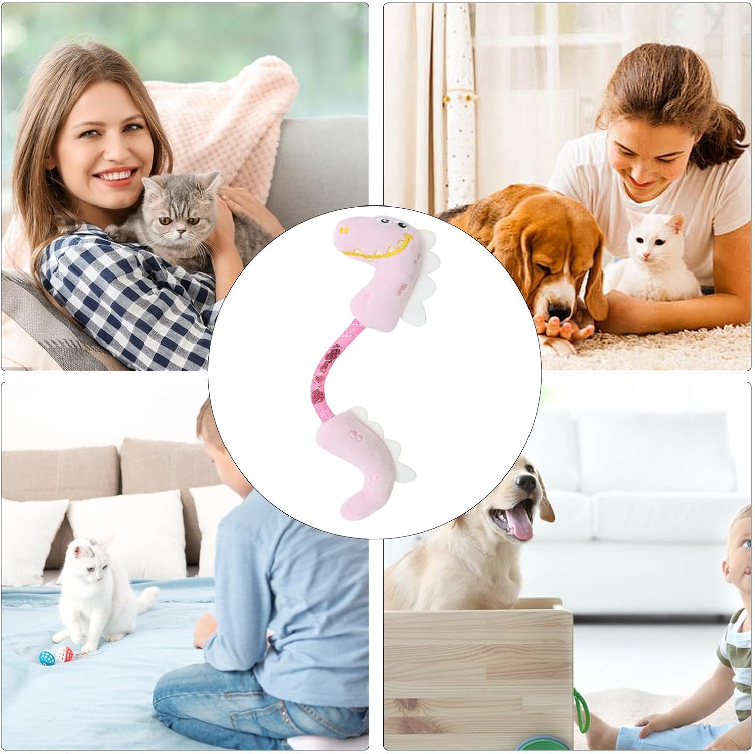 Pet Catnip Rope Chew Interactive Teeth Cleaning Toy