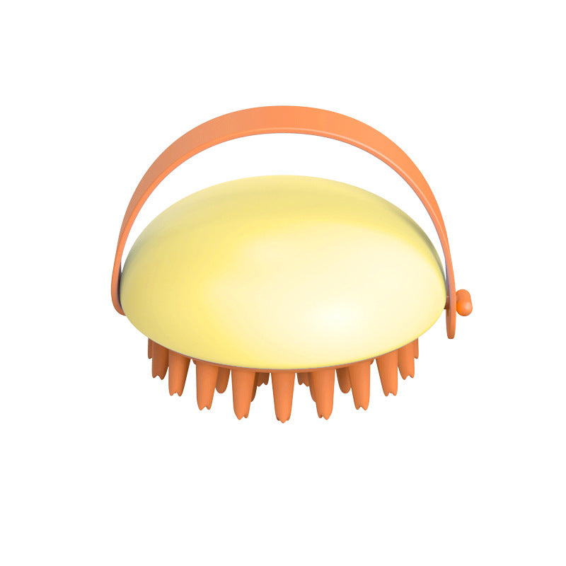 Silicone Pet Bath Massage Brush Cleaning Grooming Tool