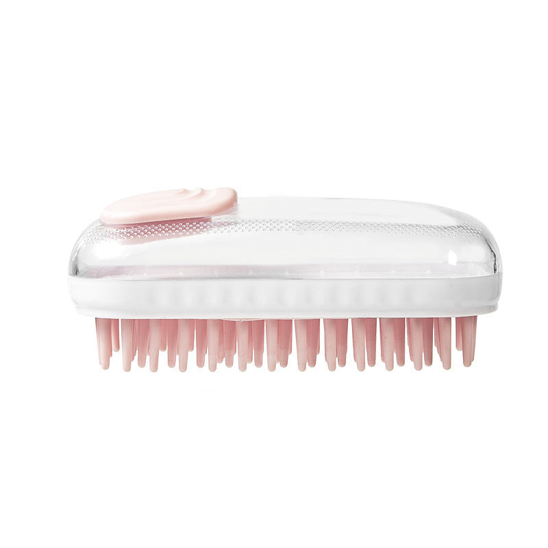 Silicone Pet Bath Massage Brush Foam Cleaning Tool