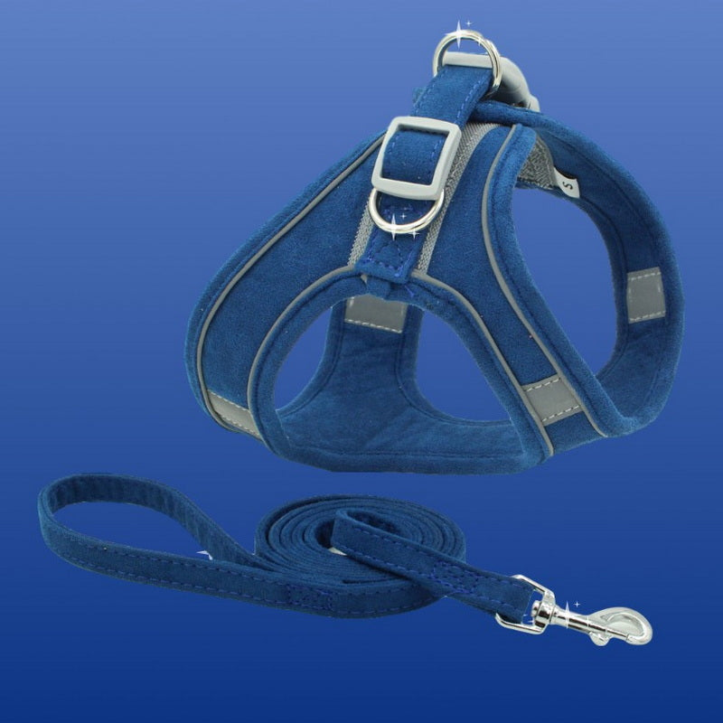 Vest Type Pet Chest Harness With Control Leash