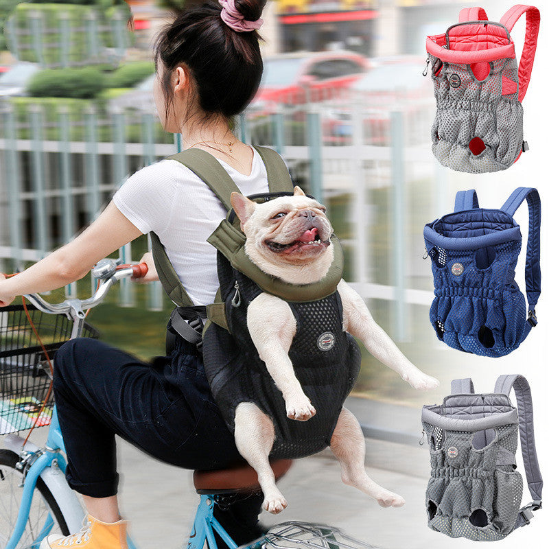 Breathable Mesh Pet Carrier Backpack Outdoor Travel Shoulder Bag