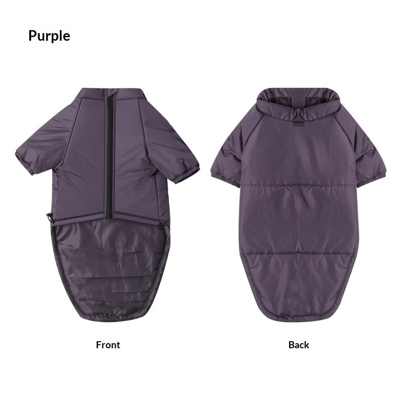 Cotton Two Leg Pet Jacket Comfortable Warm Clothing
