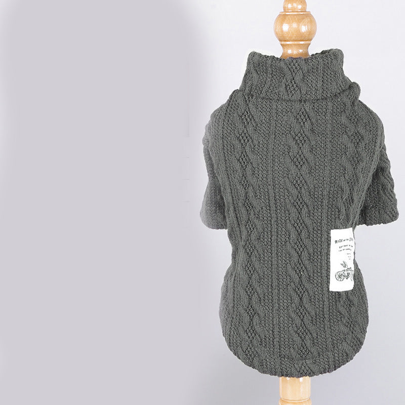 Pet Warm Knitted Sweater Apparel