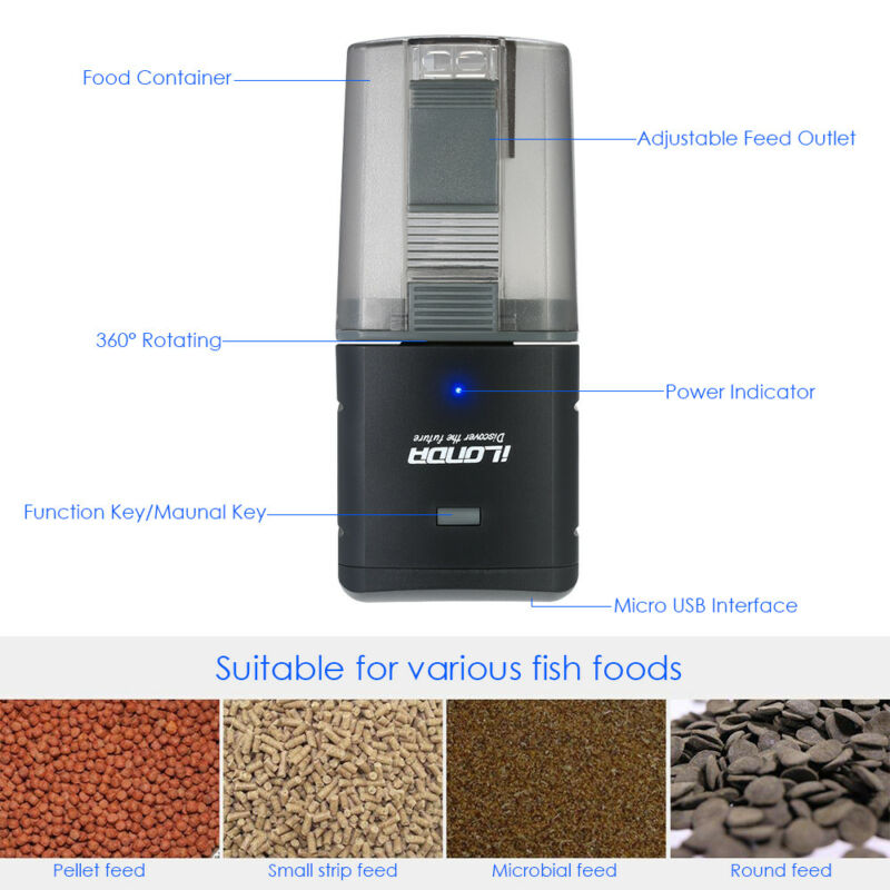 WiFi Remote Intelligent Fish Feeder