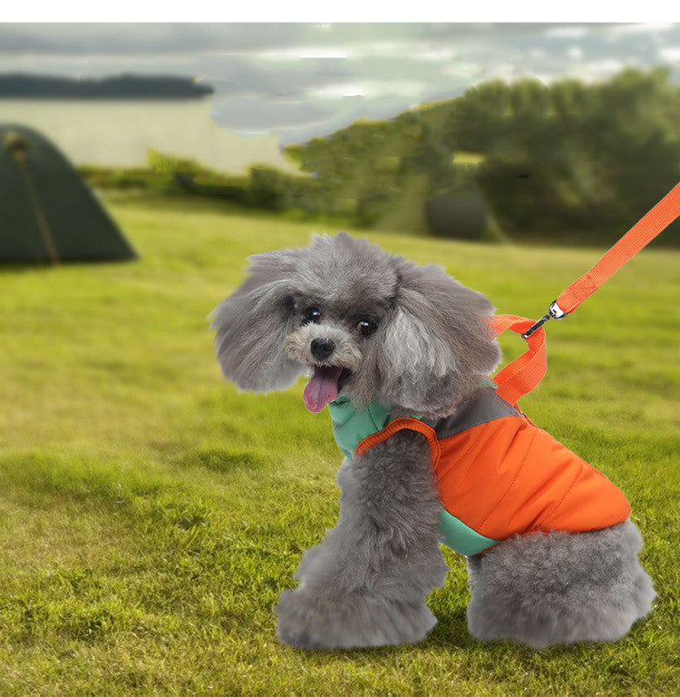 Winter Cotton Padded Pet Coat Warm Clothing