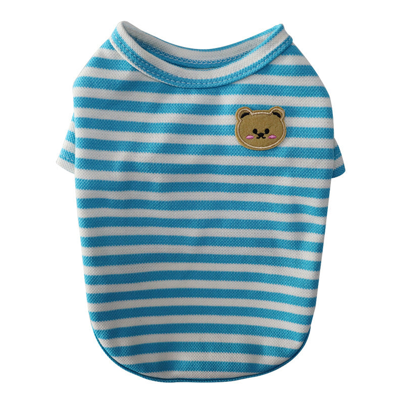 Breathable Summer Pet T-Shirt Lightweight Outdoor Wear