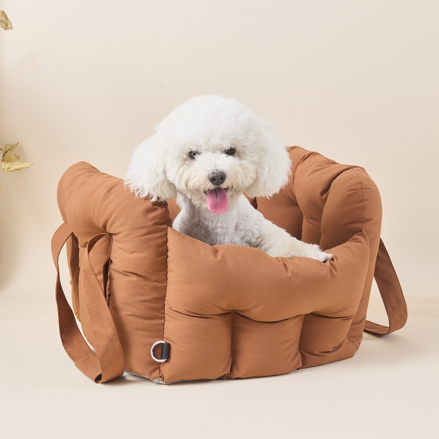 Portable Pet Car Safety Seat Front Carrier Backpack