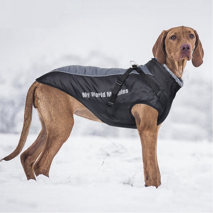 Warm Waterproof Reflective Pet Shell Jacket Outdoor Clothing
