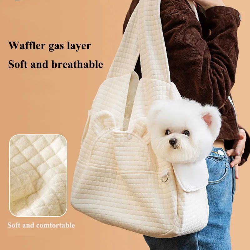 Breathable Pet Carrier Backpack Outdoor Travel Chest Bag
