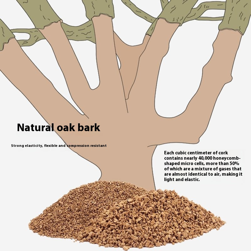 Oak Cork Hamster Bedding Dust Free Landscaping Supplies