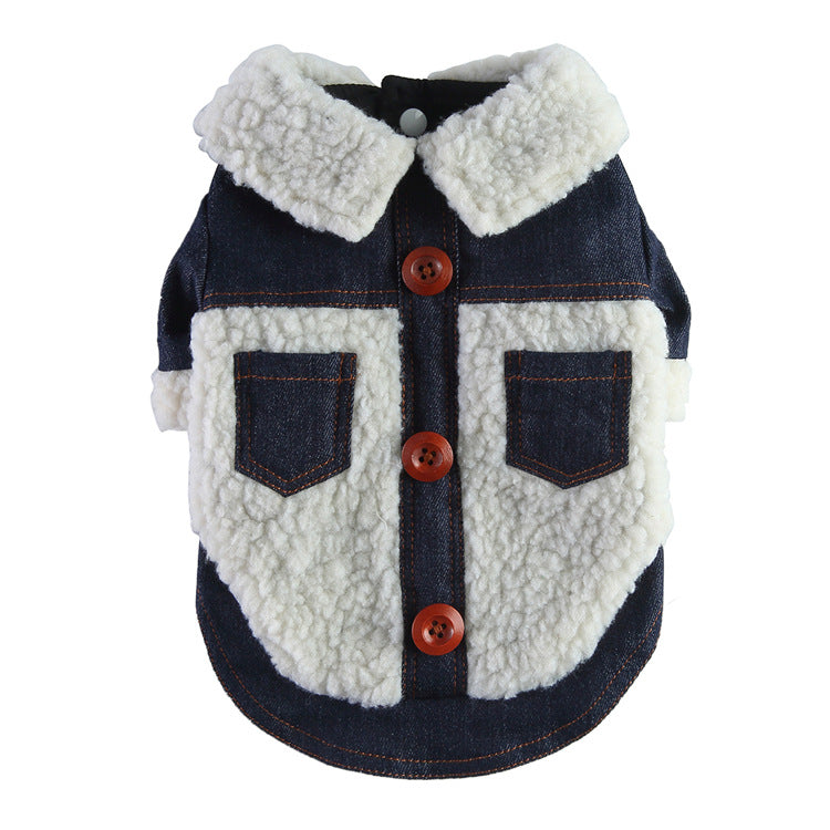 Winter Cotton Padded Pet Coat Warm Clothing
