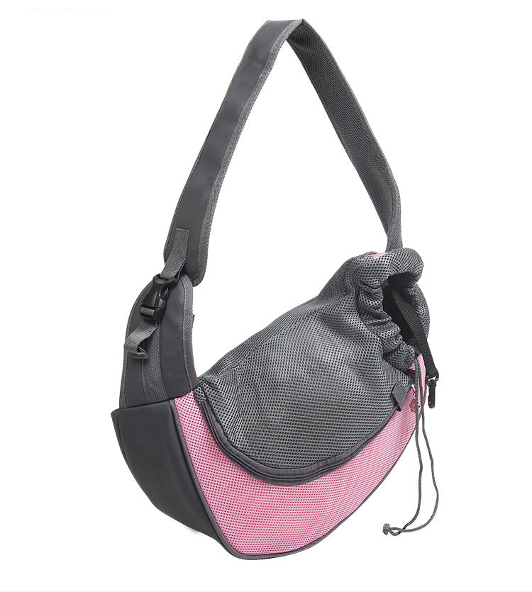 Mesh Oxford Pet Carrier Shoulder Travel Sling Bag