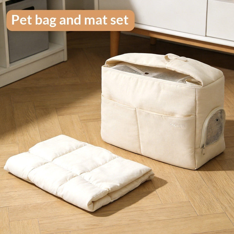 Portable Pet Carrier For Outdoor Travel Breathable Bag