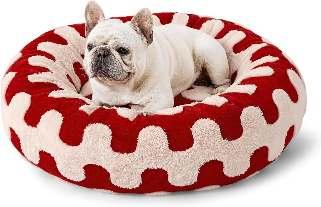 All Season Warm Round Pet Bed Cozy Sleeping Nest