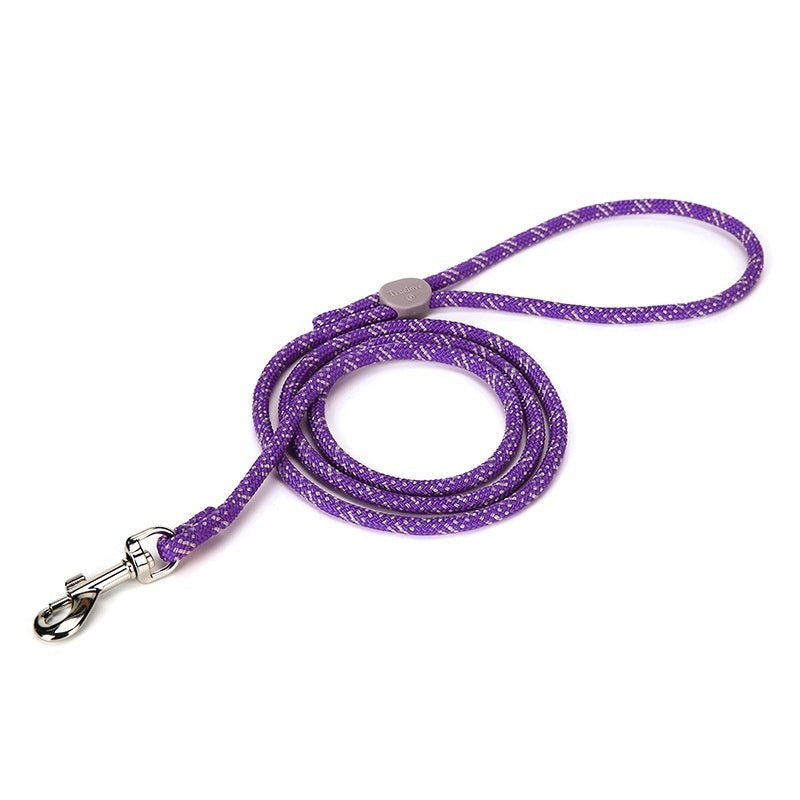 Colorful Adjustable Sliding Pet Leash Durable Walking Rope