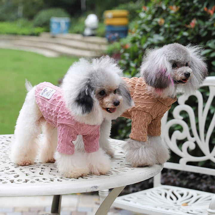 Pet Warm Knitted Sweater Apparel
