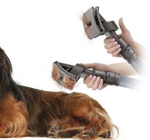 Pet Grooming Vacuum Brush Attachment Hair Cleaning Tool
