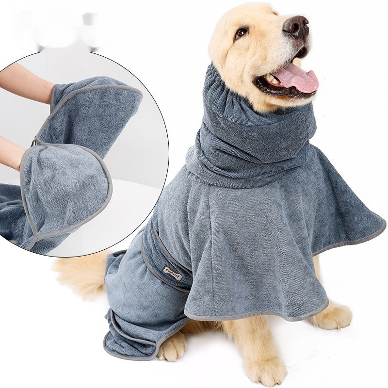 Strong Absorbent Quick Dry Pet Bath Towel Cotton Cloth