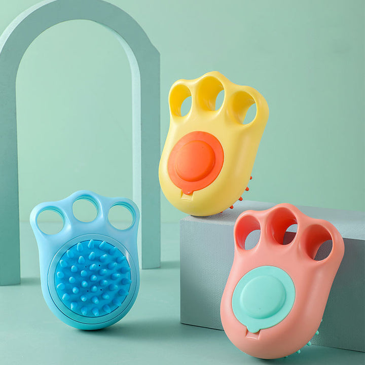 Pet Bath Claw Brush Massage Comb Cleaning Tool