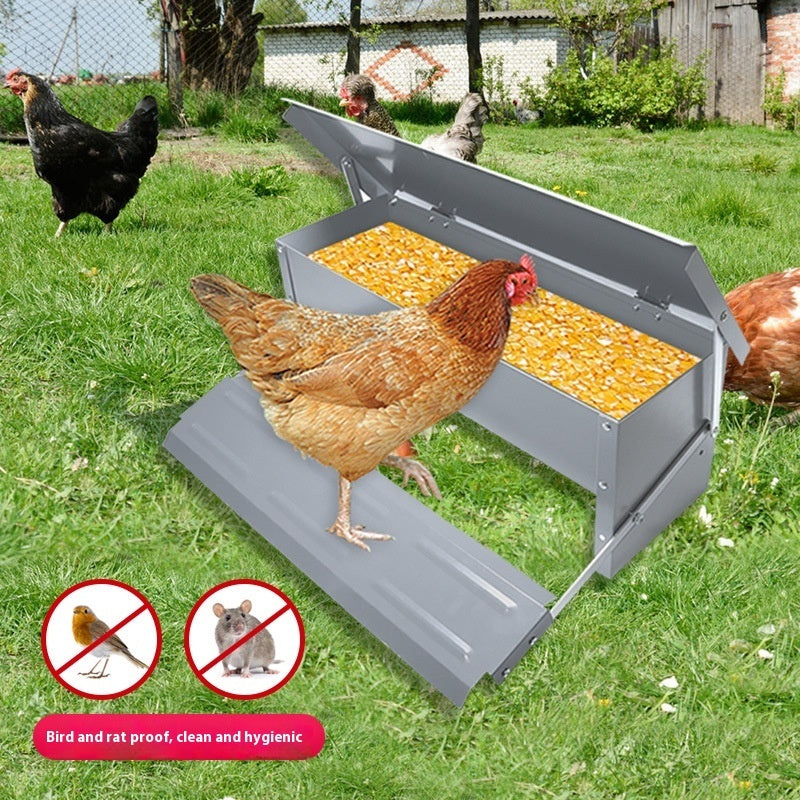 Pedal Type Automatic Poultry Feeder Trough
