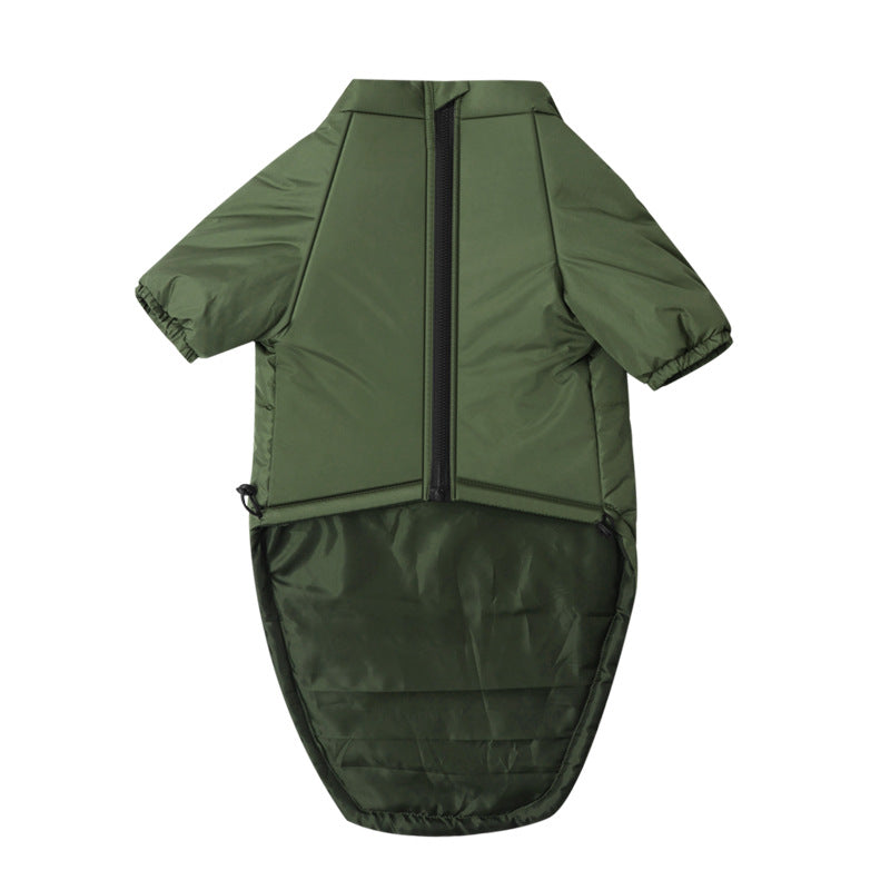Cotton Two Leg Pet Jacket Comfortable Warm Clothing