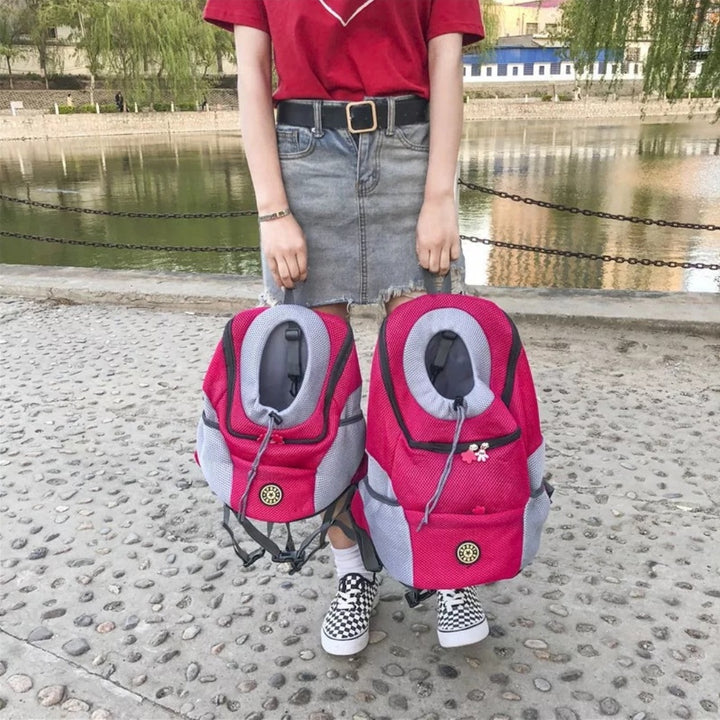 Portable Outdoor Pet Carrier Backpack Travel Bag