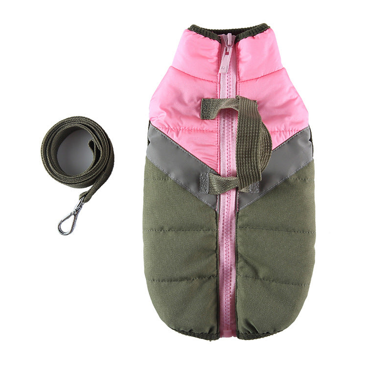 Winter Cotton Padded Pet Coat Warm Clothing