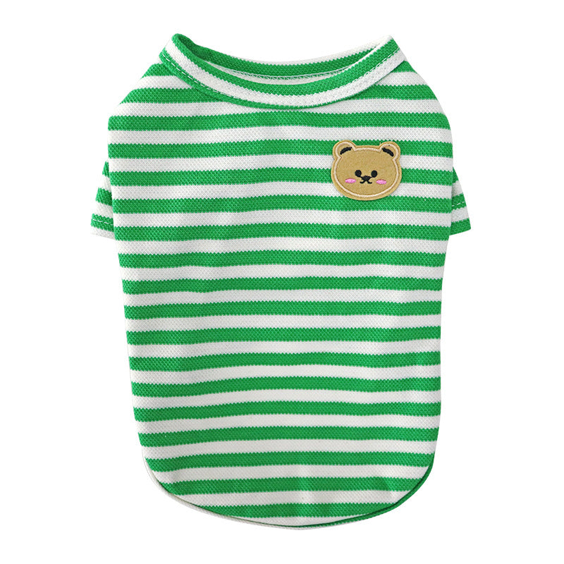 Breathable Summer Pet T-Shirt Lightweight Outdoor Wear