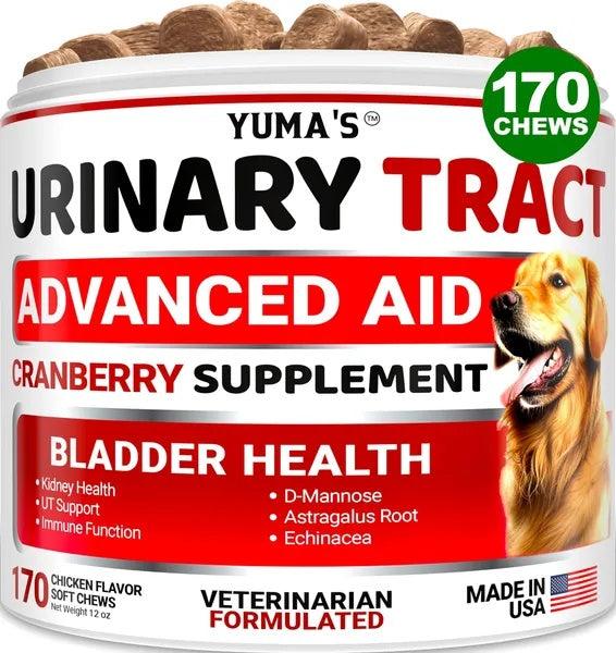 Cranberry Bladder Control Supplement Treats 170 Count