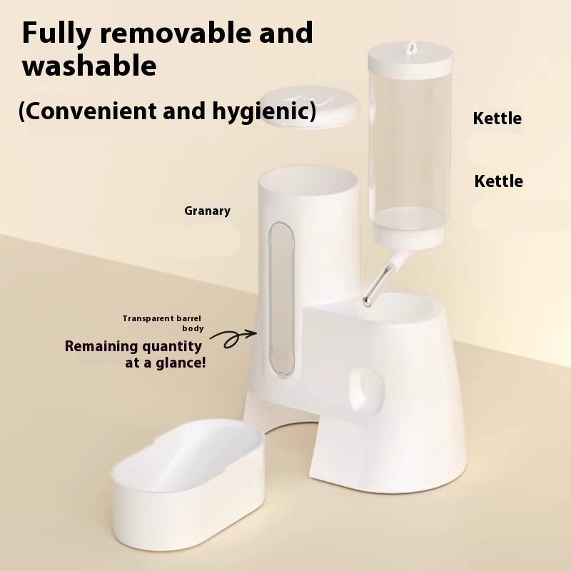 Automatic Hamster Water Feeder Kettle Basin