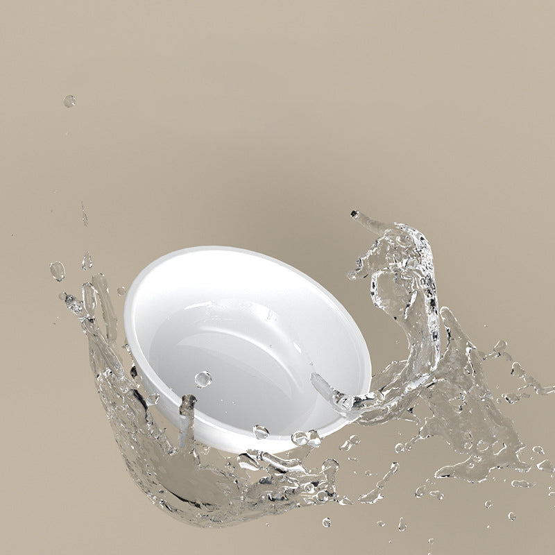 Pet Tilted Cervical Support Stainless Steel Feeding Bowl