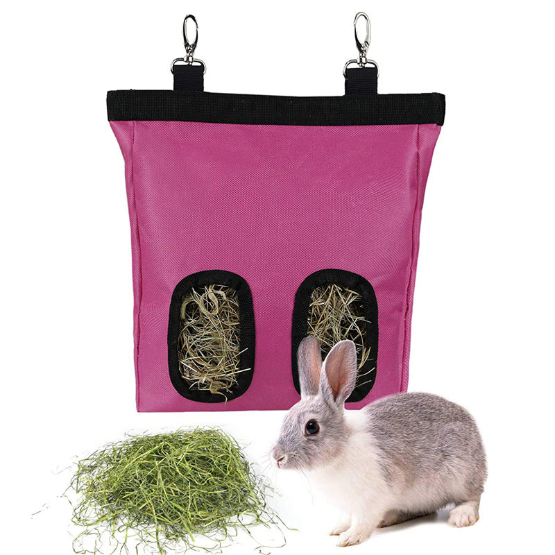 Hanging Rabbit Guinea Pig Hay Feeder Bag
