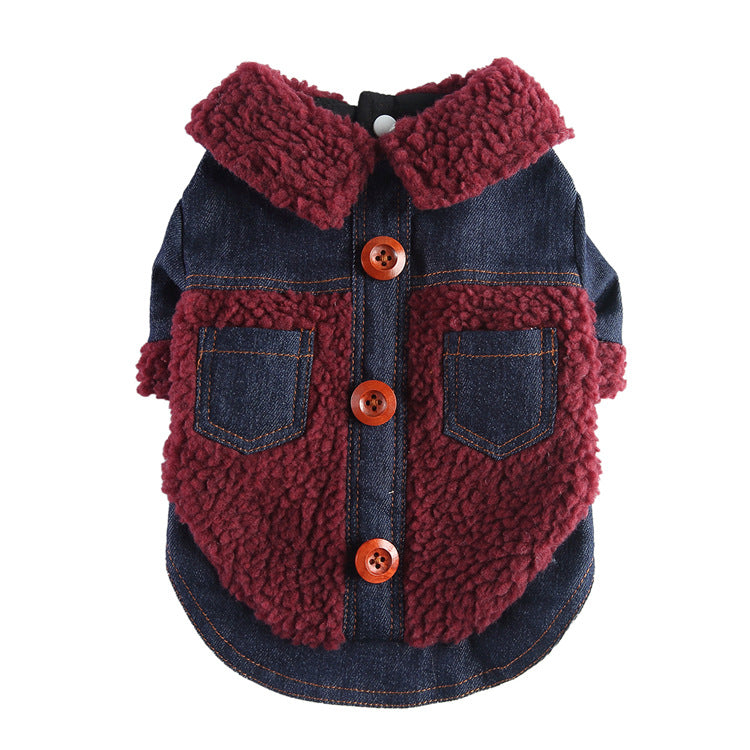 Winter Cotton Padded Pet Coat Warm Clothing
