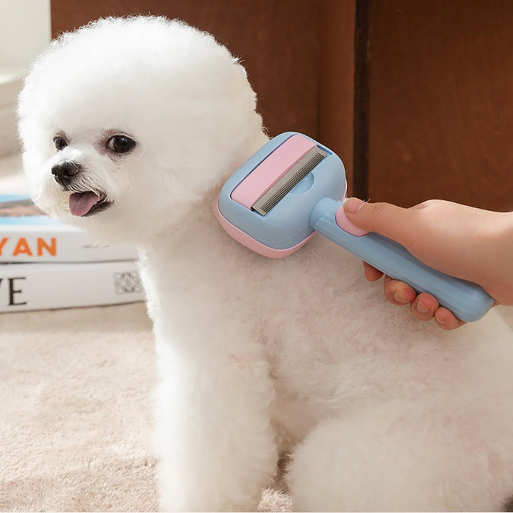 Pet Deshedding Dematting Grooming Brush Hair Removal Tool
