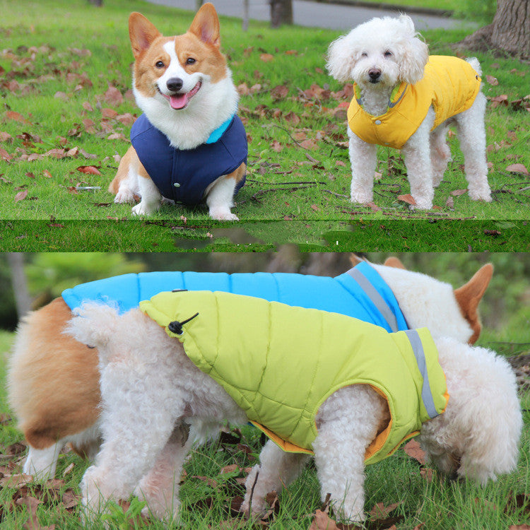 Thickened Waterproof Pet Outdoor Jacket Double Sided Reflective