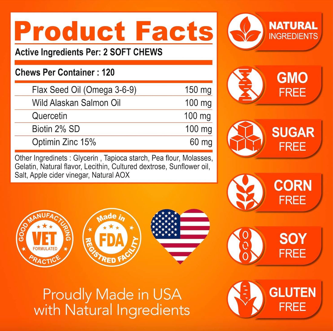 Omega 3 Fish Oil Skin And Coat Chews