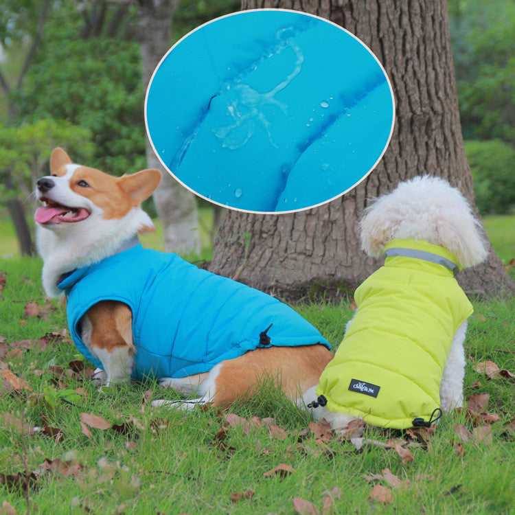 Thickened Waterproof Pet Outdoor Jacket Double Sided Reflective
