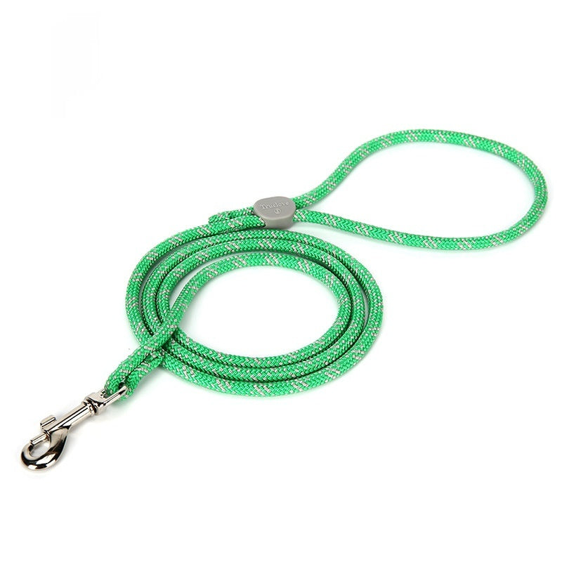 Colorful Adjustable Sliding Pet Leash Durable Walking Rope