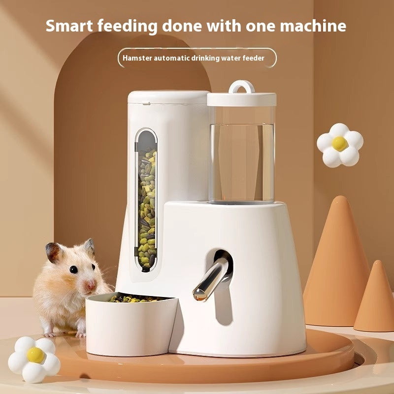 Automatic Hamster Water Feeder Kettle Basin