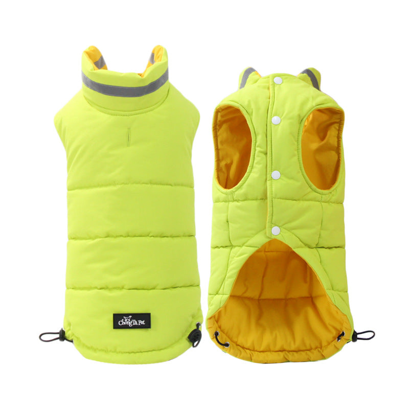 Thickened Waterproof Pet Outdoor Jacket Double Sided Reflective