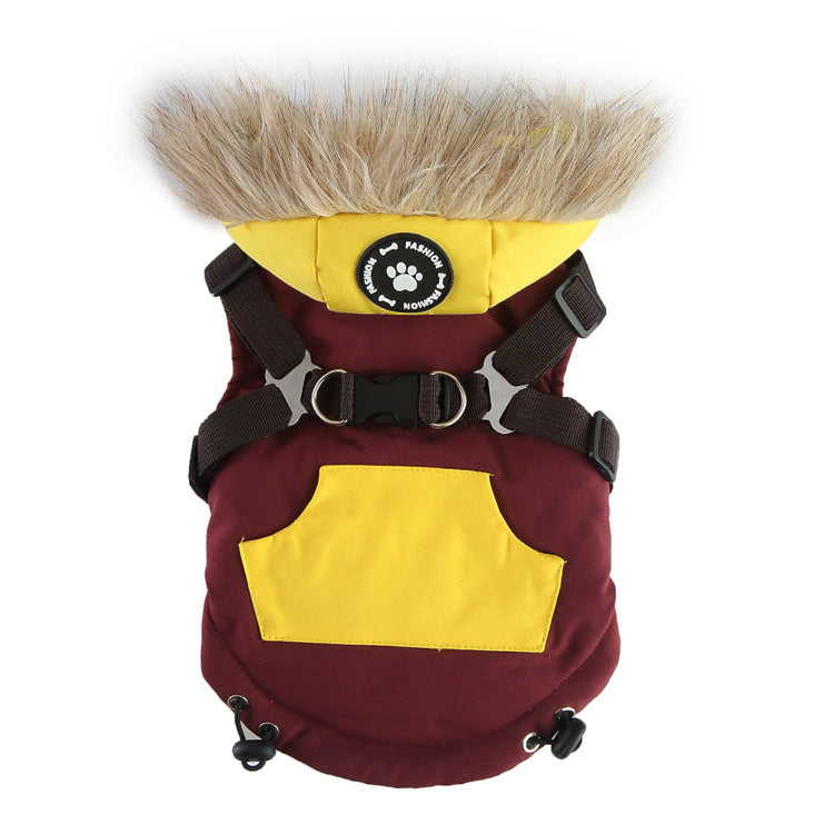 Winter Cotton Padded Pet Coat Warm Clothing