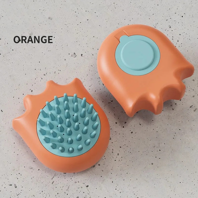 Pet Bath Brush Massage Comb Shampoo Box Cleaning Tool