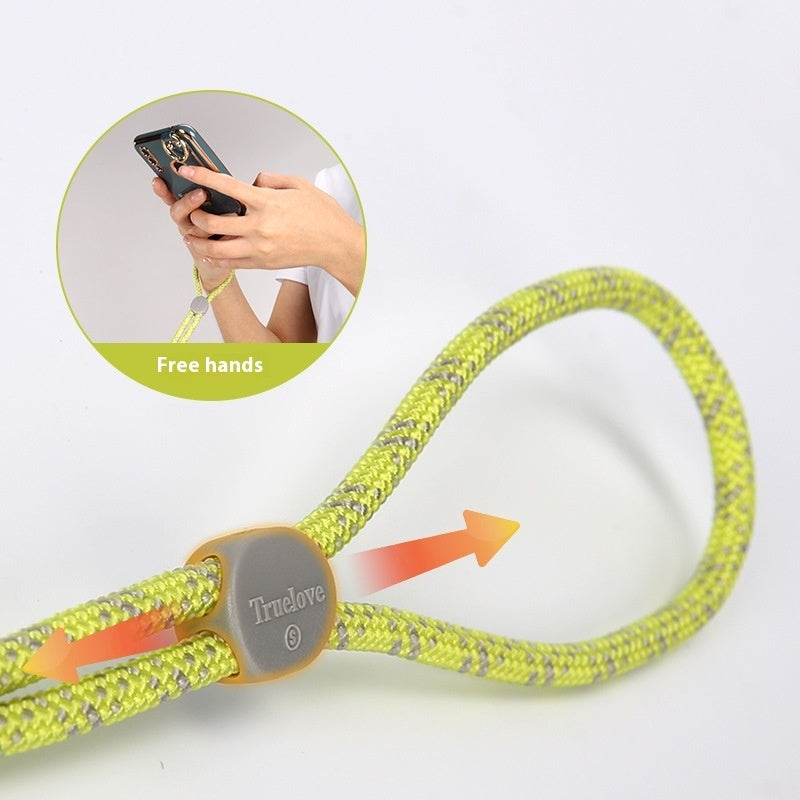 Colorful Adjustable Sliding Pet Leash Durable Walking Rope