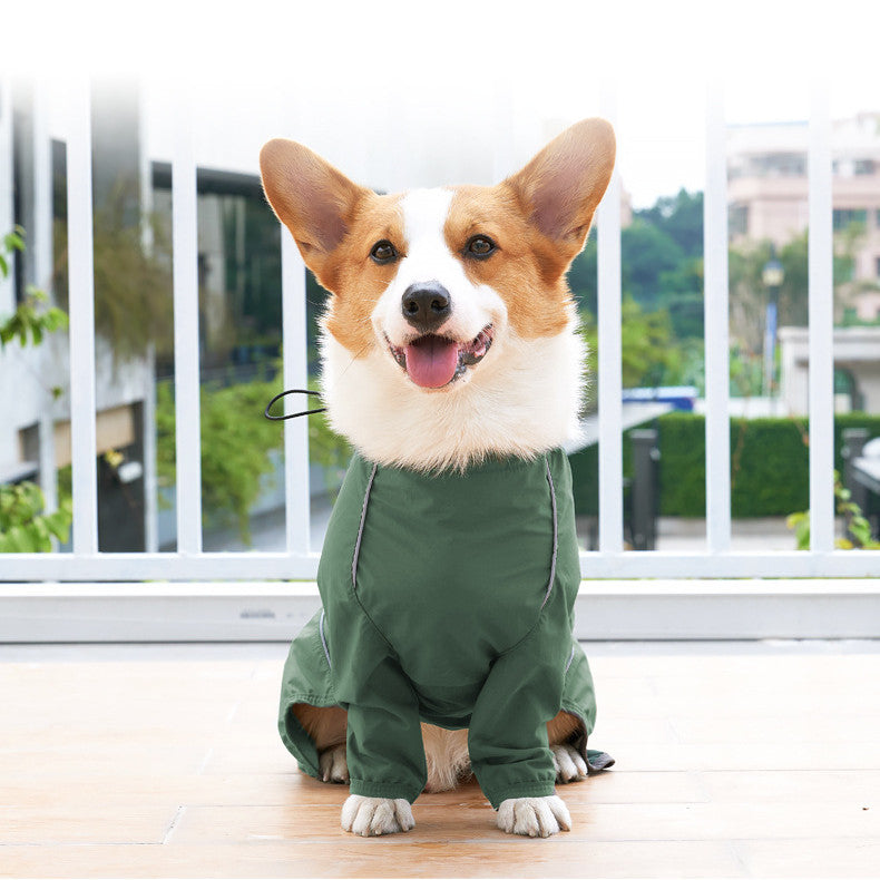Pet Reflective Traction Hole Protective Clothing