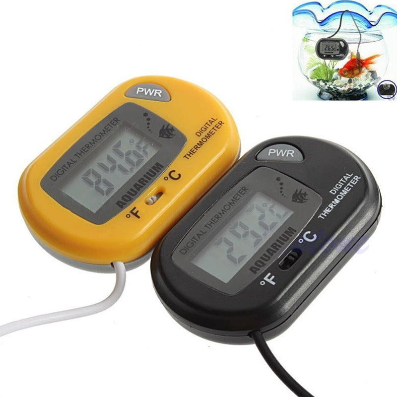 Suction Type Aquarium Reptile Tank Thermometer Pet Box