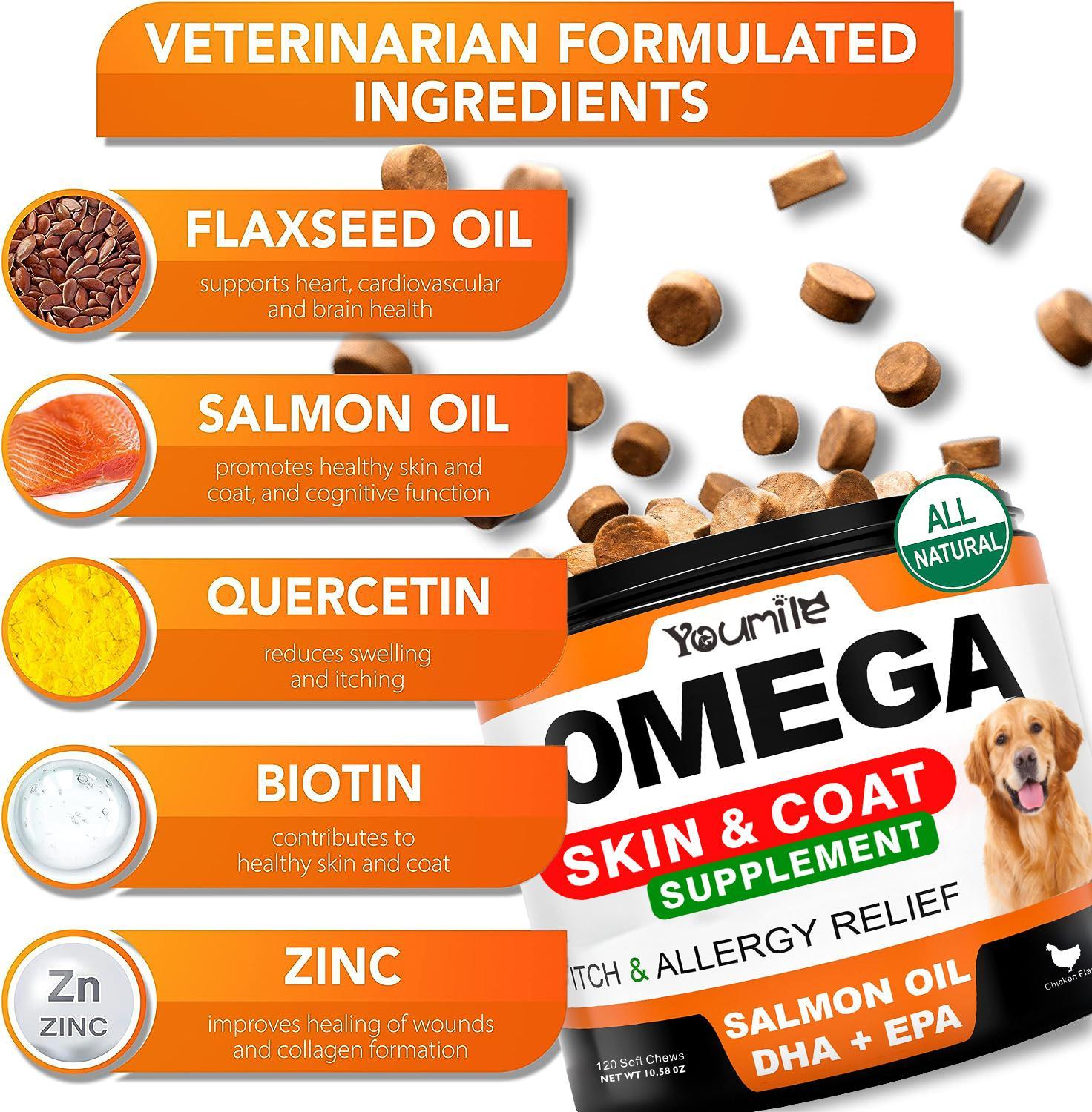 Omega 3 Fish Oil Skin And Coat Chews