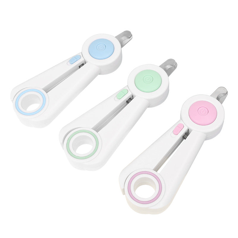 Pet LED Nail Grinder Clippers Grooming Tool