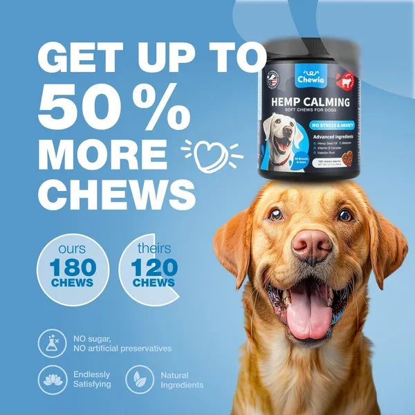 Hemp Calming Chews For Stress Relief