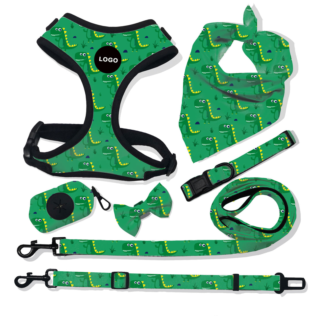 Breathable Pet Harness Leash Control Set