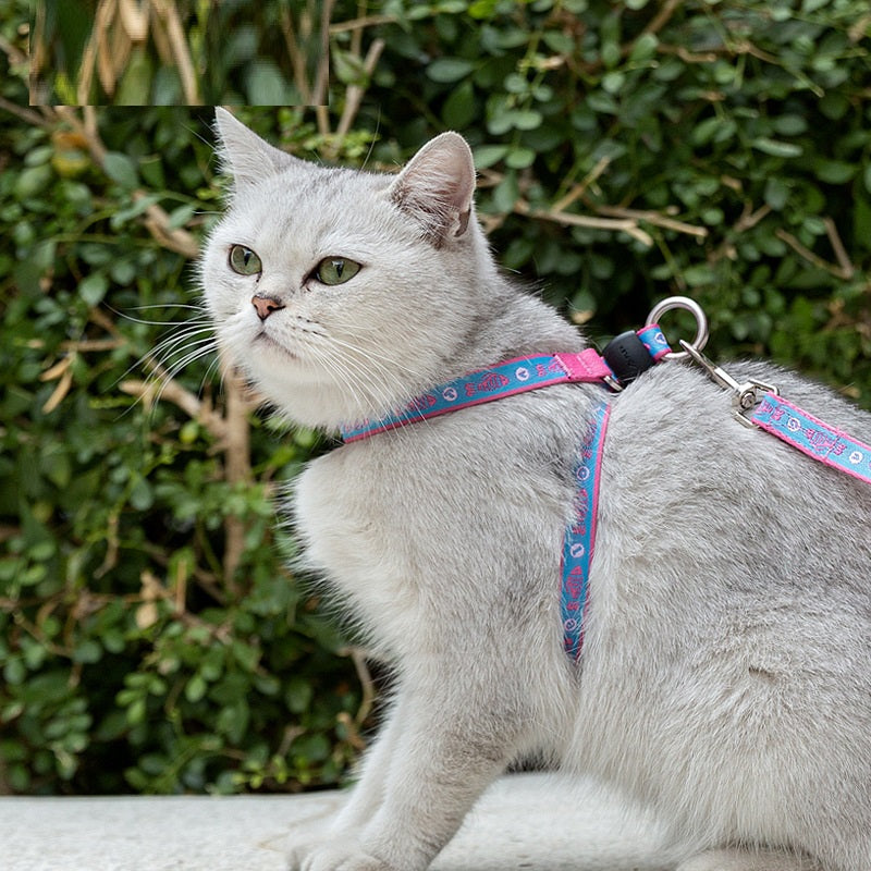 Bell Chest Strap Vest Adjustable Pet Leash Harness